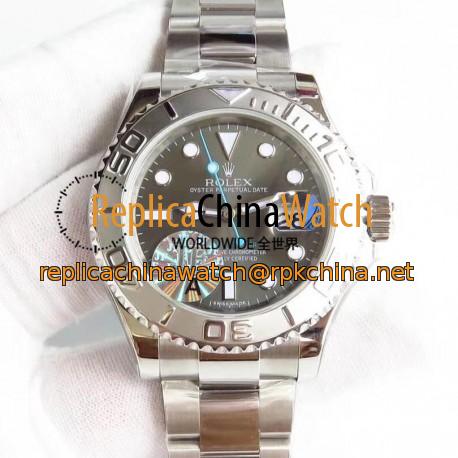 Replica Rolex Yacht-Master 40 Baselworld 116622 JF Stainless Steel Anthracite Dial Swiss 2836-2