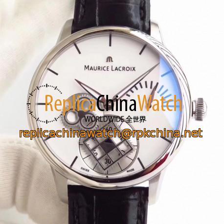 Replica Maurice Lacroix Roue Carree Seconde MP7158-SS001-901 AM Stainless Steel White Dial Swiss ML 156