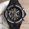 Replica Hublot Big Bang Unico Carbon 411.QX.1170.RX 3AF Carbon Fiber & Diamond Skeleton Dial Swiss HUB1242