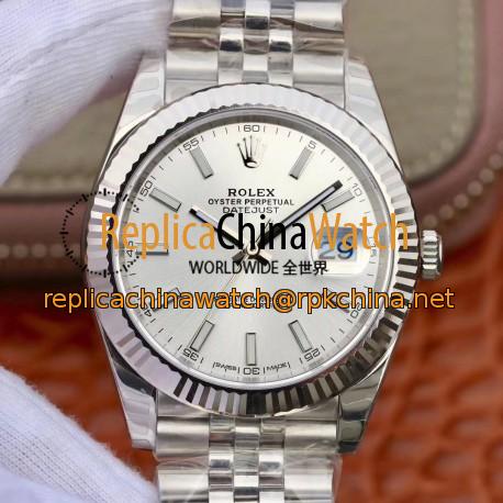 Replica Rolex Datejust II 41MM 126334 DJ Stainless Steel 904L Rhodium Dial Swiss 2824-2