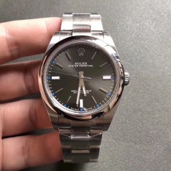 Replica Rolex Oyster Perpetual 39 114300 GM Stainless Steel 904L Anthracite Dial Swiss 3132