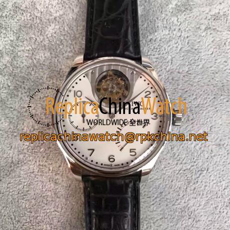 Replica IWC Portuguese Tourbillon Mystery IW504204 TF Stainless Steel White Dial Swiss 50900