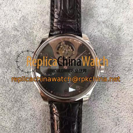 Replica IWC Portuguese Tourbillon Mystery IW504207 TF Stainless Steel Anthracite Dial Swiss 50900