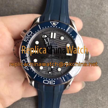 Replica Omega Seamaster Diver 300M 210.32.42.20.06.001 VS V2 Stainless Steel Grey Dial Swiss 8800