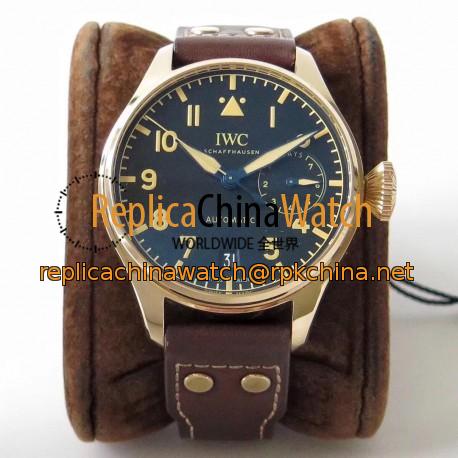 Replica IWC Big Pilot Heritage IW501005 ZF Bronze Black Dial Swiss 52000