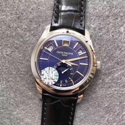 Replica Patek Philippe Annual Calendar 5205G-013 KM Stainless Steel Blue Dial Swiss 324SQALU 24H/206