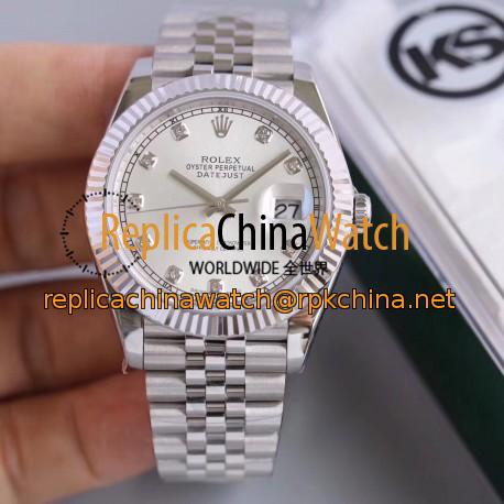 Replica Rolex Datejust II 126334 41MM KS Stainless Steel Rhodium Dial Swiss 2836-2