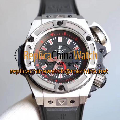 Replica Hublot Big Bang King Power Alinghi 4000 SF Titanium Black Dial Swiss HUB1401