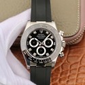 Replica Rolex Daytona Cosmograph 116519LN Noob V2 Stainless Steel 904L Black Dial Swiss 4130 Run 6@SEC