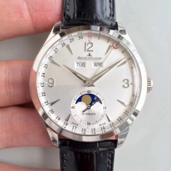 Replica Jaeger-LeCoultre Master Calendar 1558420 KM Stainless Steel Silver Dial Swiss Caliber 866/1