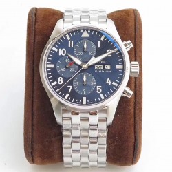 Replica IWC Pilot Chronograph Edition Le Petit Prince IW377717 ZF Stainless Steel Blue Dial Swiss 7750