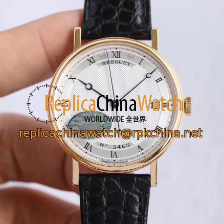 Replica Breguet Classique 5177BA/12/9V6 MKS Yellow Gold Silver Dial M9015