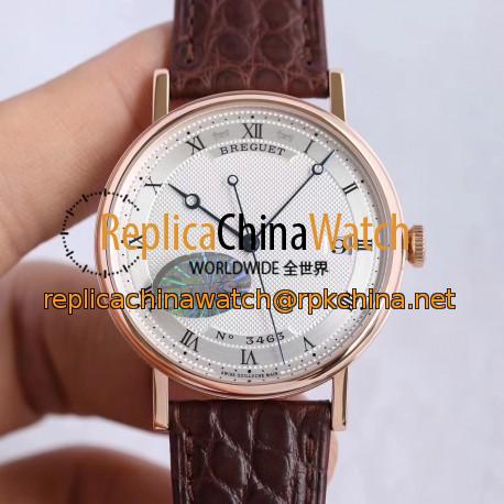 Replica Breguet Classique 5177BR/12/9V6 MKS Rose Gold Silver Dial M9015