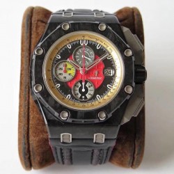 Replica Audemars Piguet Royal Oak Offshore Grand Prix 26290IO.OO.A001VE.01 JF V3 Forged Carbon Red Dial Swiss 3126