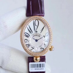 Replica Breguet Reine de Naples 8918BR/58/964/D00D ZF Rose Gold & Diamonds Mother Of Pearl Dial Swiss Caliber 537/3