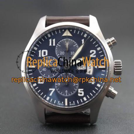 Replica IWC Pilot IW377706 Le Petit Prince Stainless Steel Blu Dial Swiss 7750