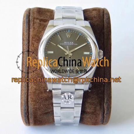 Replica Rolex Oyster Perpetual 39 114300 AR Stainless Steel 904L Anthracite Dial Swiss 3132