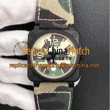 Replica Bell & Ross BR 03-92 PVD Bape Noob V3 PVD Camouflage Apes Dial M9015