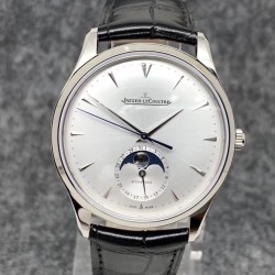 Replica Jaeger-LeCoultre Master Ultra Thin Moon 1368420 GF Stainless Steel Silver Dial Swiss JLC 925