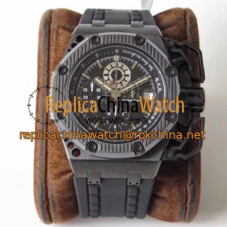 Replica Audemars Piguet Royal Oak Offshore Survivor 26165IO.OO.A002CA.01 N V5 Titanium Black Dial Swiss 7750