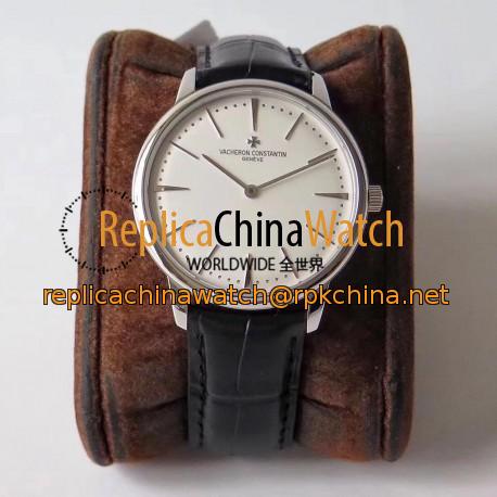 Replica Vacheron Constantin Patrimony 81180/000G-9117 KZ Stainless Steel Silver Dial Swiss VC1400