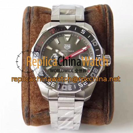 Replica Tag Heuer Aquaracer Calibre 5 CSL WAY201E.BA0927 GS Stainless Steel Anthracite Dial Swiss SW200