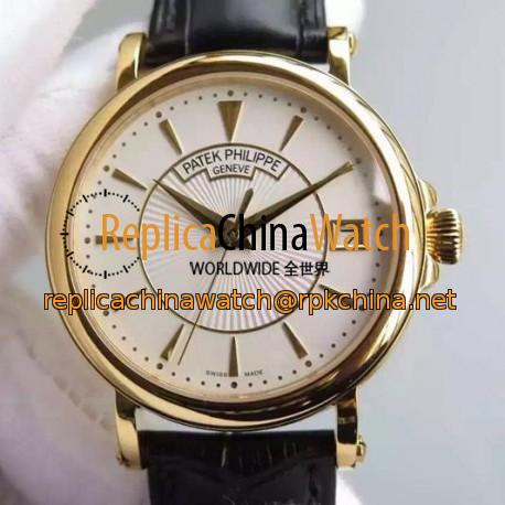 Replica Patek Philippe Calatrava 5153  Yellow Gold White Dial Swiss 324SC