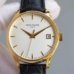 Replica Patek Philippe Calatrava 5227 Yellow Gold White Dial Swiss 324SC