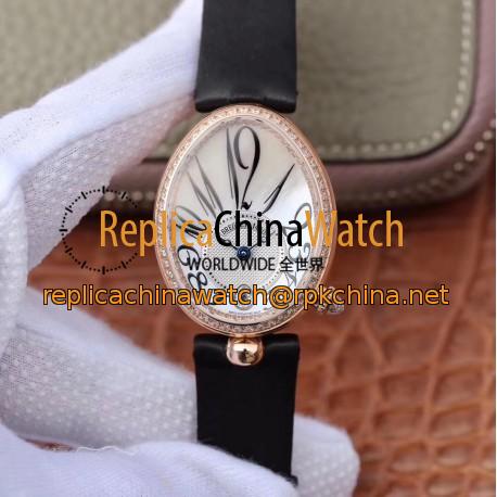 Replica Breguet Reine de Naples 8918BR/58/964/D00D ZF Rose Gold & Diamonds Mother Of Pearl Dial Swiss Caliber 537/3