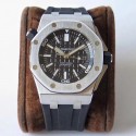 Replica Audemars Piguet Royal Oak Offshore Diver 15710ST.OO.A002CA.01 JF V9 Stainless Steel Black Dial Swiss 3120