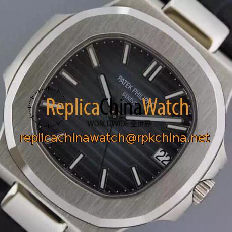 Replica Patek Philippe Nautilus Jumbo 5711 Stainless Steel Blue Dial Swiss 2824