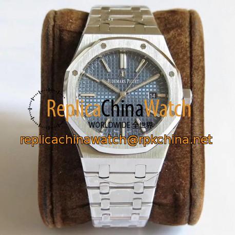 Replica Audemars Piguet Royal Oak 15400 JF V5 Stainless Steel Blue Dial Swiss 3120