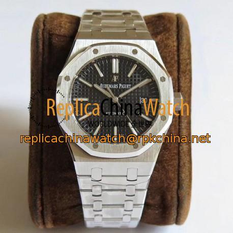 Replica Audemars Piguet Royal Oak 15400 JF V5 Stainless Steel Black Dial Swiss 3120