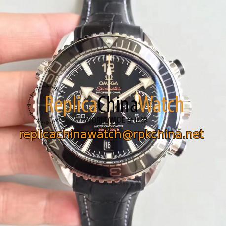 Replica Omega Seamaster Planet Ocean 600M Chronograph 215.33.46.51.01.001 JH Stainless Steel Black Dial Swiss 9900