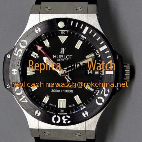 Replica Hublot Big Bang King Stainless Steel Black Dial Swiss 7750