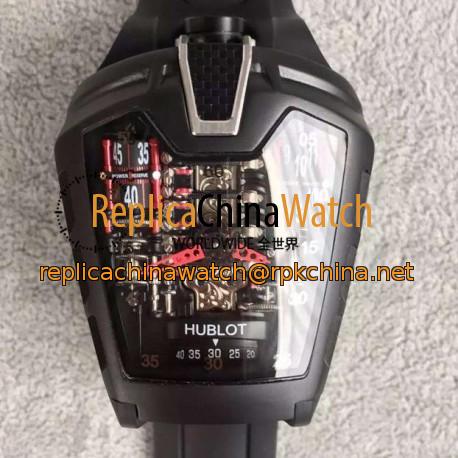 Replica Hublot LaFerrari MP-05 Black PVD Red & Skeleton Dial Swiss 2824