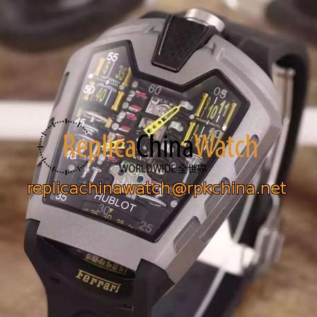 Replica Hublot LaFerrari MP-05 Titanium Yellow & Skeleton Dial Swiss 2824