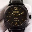 Replica Panerai Radiomir 8 Days PAM 384 Black Ceramic Black Dial Swiss P2002