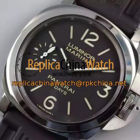 Replica Panerai Luminor Marina 8 Days PAM 510 Stainless Steel Black Dial Swiss P5000