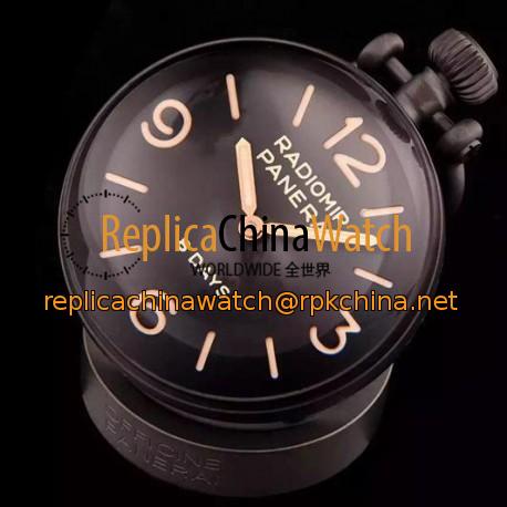 Replica Panerai Radiomir 8 Days PAM 581 Rose Gold Black Dial Swiss P5000