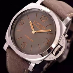 Replica Panerai Luminor Firenze PAM 605 Stainless Steel Brown Dial Swiss P3000