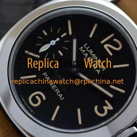 Replica Panerai Luminor Marina PAM 593 Chengdu Special Edition Stainless Steel Black Dial Swiss P3000