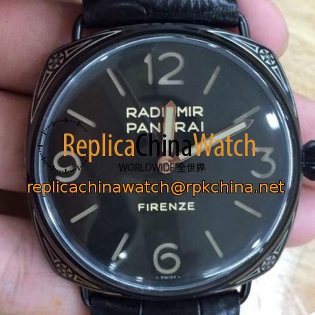 Replica Panerai Radiomir Firenze PAM 604 Ceramic Black Dial Swiss P3000