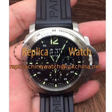 Replica Panerai Luminor Daylight PAM 250 Stainless Steel Black Dial Swiss 7750