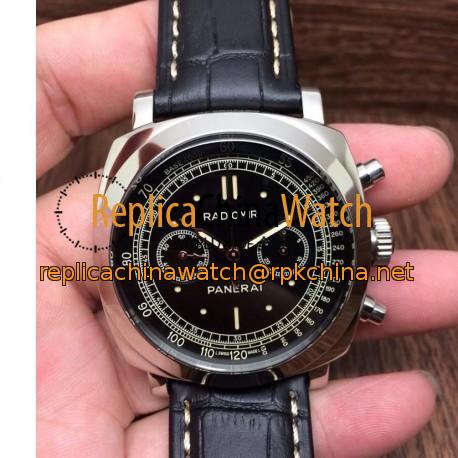 Replica Panerai Radiomir 1940 PAM 520 Stainless Steel Black Dial Swiss Lemania