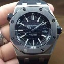 Replica Audemars Piguet Royal Oak Offshore Diver 15710 Stainless Steel Black Dial Swiss 3120