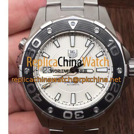 Replica Tag Heuer Aquaracer 500M Calibre 5 Stainless Steel White Dial Swiss Calibre 5