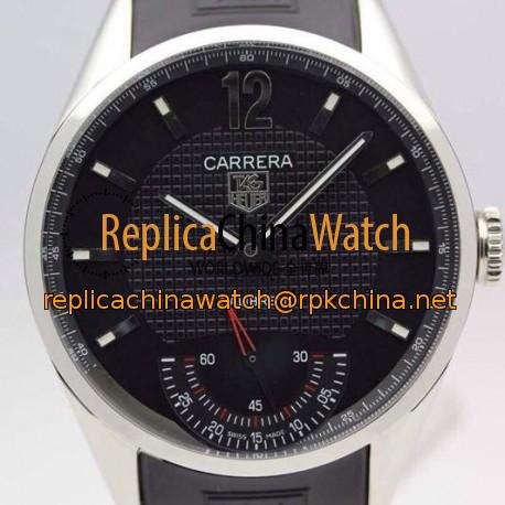 Replica Tag Heuer Carrera Calibre 1 Stainless Steel Black Dial Swiss Calibre 1