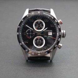 Replica Tag Heuer Carrera Calibre 1887 Stainless Steel Black Dial Swiss 1887