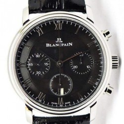 Replica Blancpain Villeret Stainless Steel Black Dial Swiss 7750